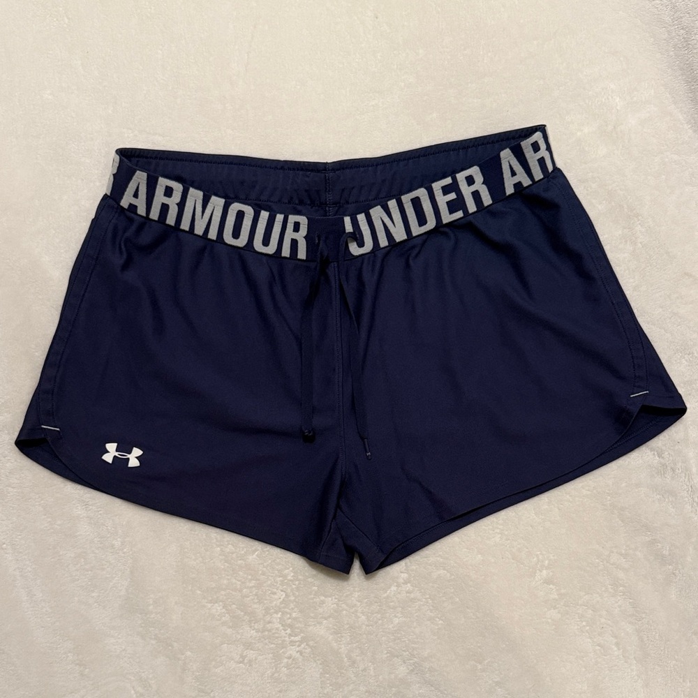 Under Armour Women's Dark Blue Athletic Shorts